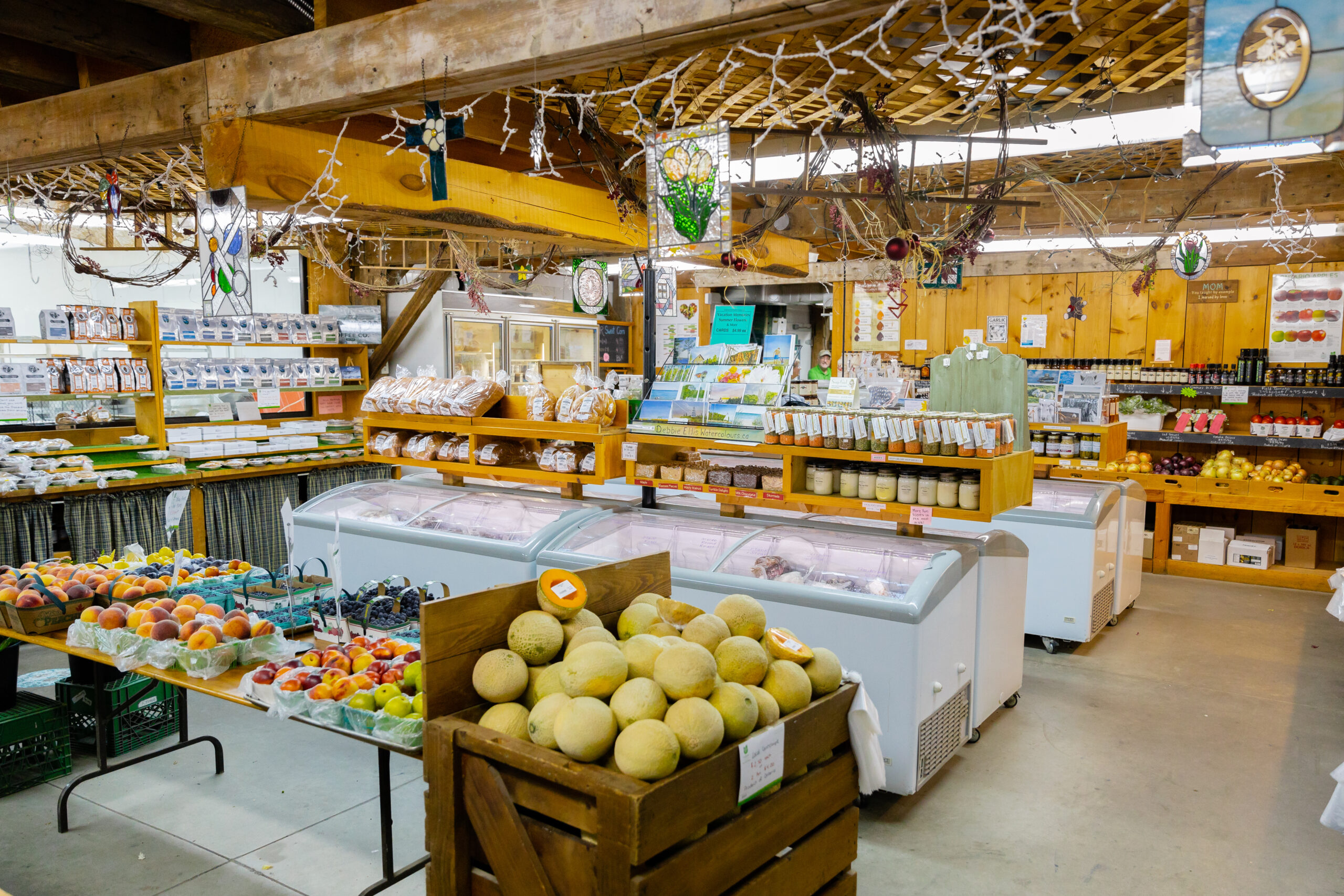 Mosborough Country market's interior